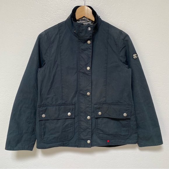 Barbour Jacket Godrevy Beadnell Wax Cotton - Picture 1 of 16
